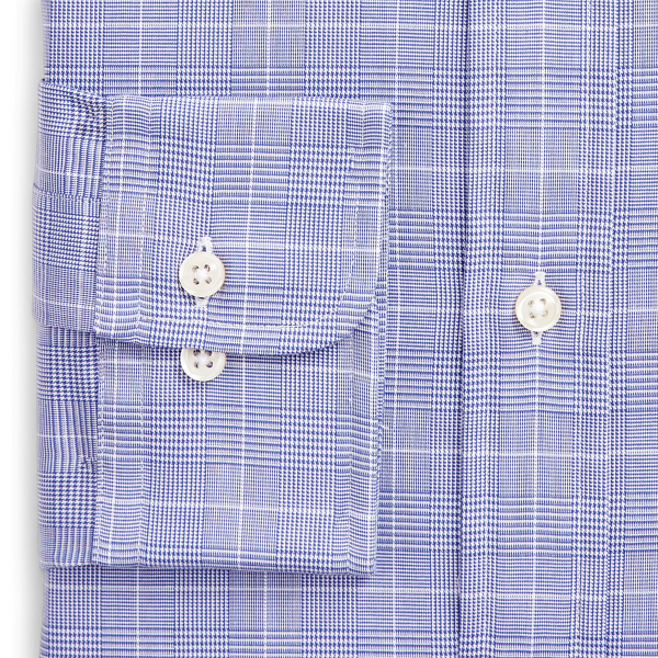 Custom Fit Plaid Twill Shirt
