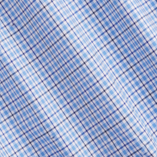 Blue Multi Slim Fit Checked Poplin Shirt Polo Ralph Lauren 9