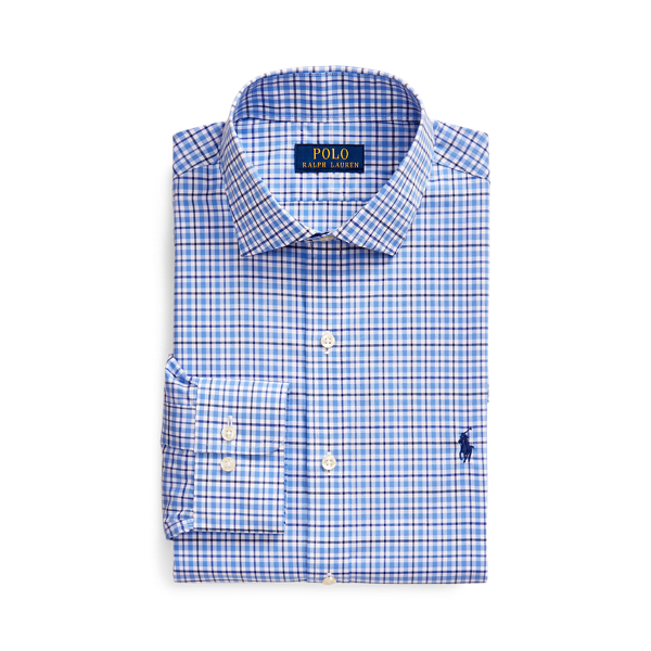 Camisa de popelina de cuadros Slim Fit Polo Ralph Lauren en 1