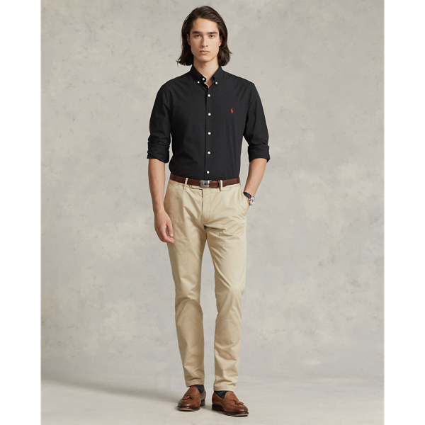 Custom-Fit Hemd aus Stretchpopeline Polo Ralph Lauren in Schwarz 4