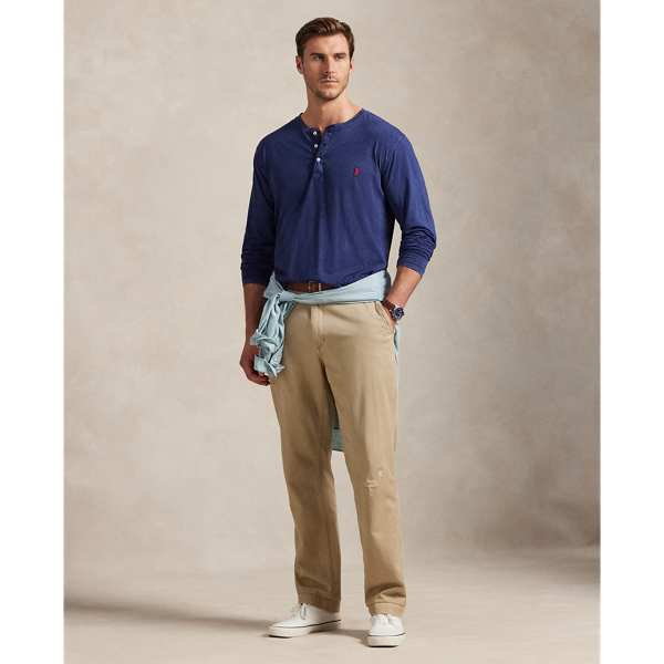 Slub Jersey Henley Shirt