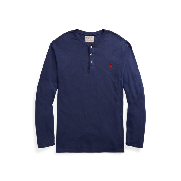 Slub Jersey Henley Shirt