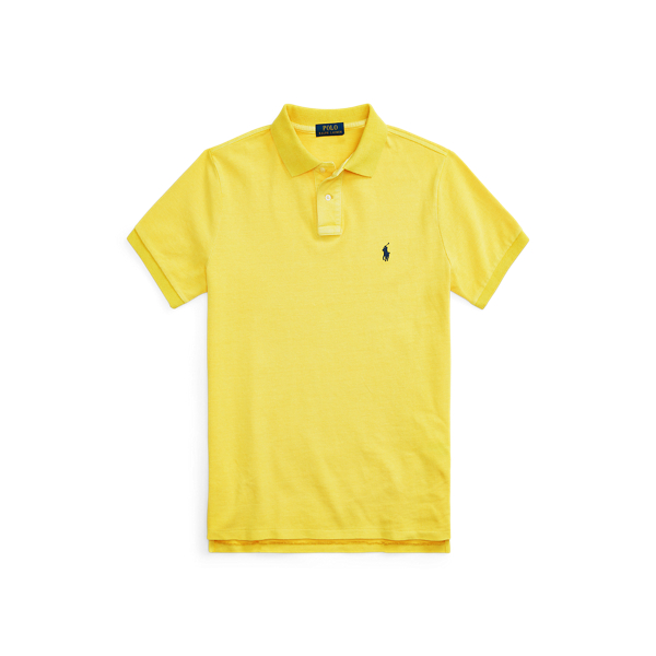 Custom Slim Fit Mesh Polo Shirt Polo Ralph Lauren 1