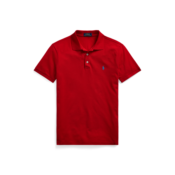 Camisa Polo em malha el&aacute;stica Slim Fit