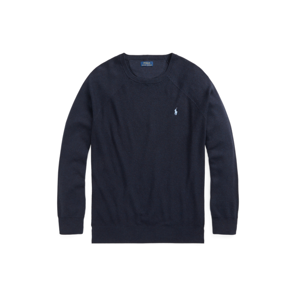 Maglia a girocollo in cotone Big & Tall in 1
