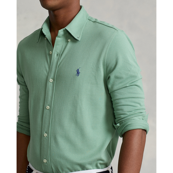 Outback Green Featherweight Mesh Shirt Polo Ralph Lauren 6