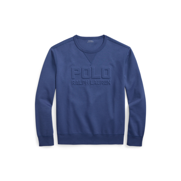 Light Navy Logo-Embossed Double-Knit Sweatshirt Polo Ralph Lauren 2