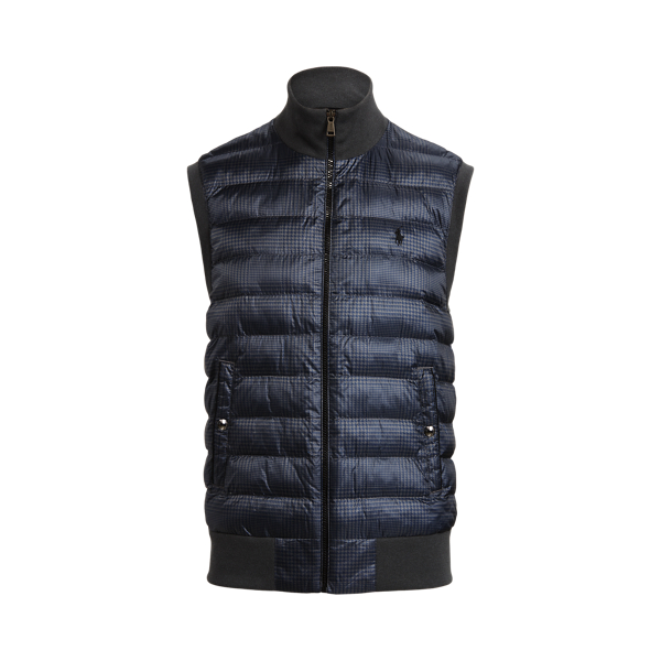 Hybride bodywarmer met Glen-ruit Polo Ralph Lauren in 1