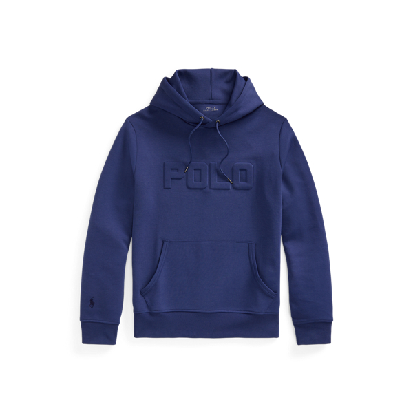 Sweat &agrave; capuche maille double &agrave; logo