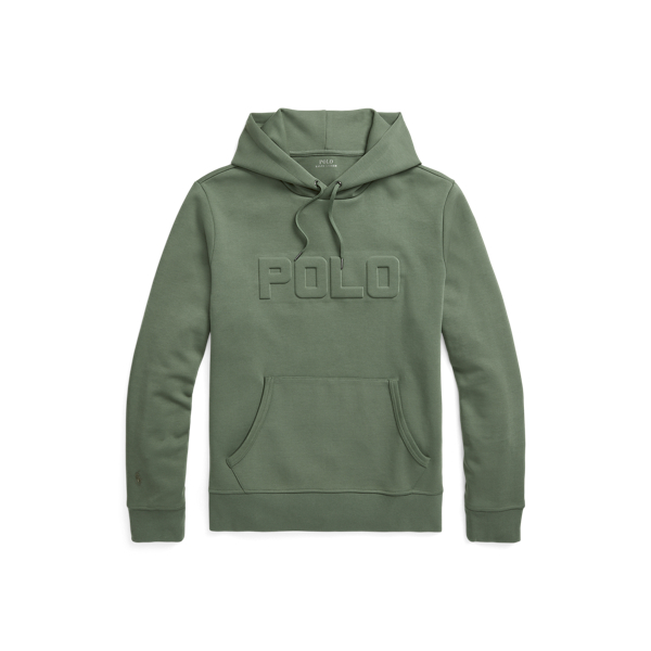 Logo-Embossed Double-Knit Hoodie Polo Ralph Lauren 1