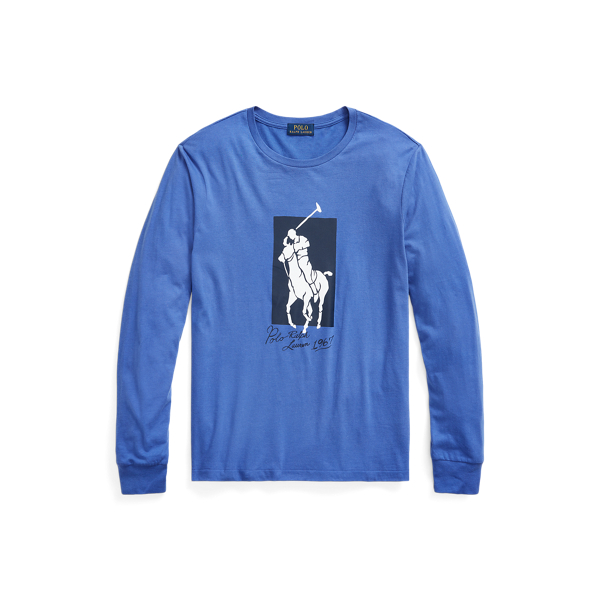 Custom Slim Fit Big Pony Jersey T-Shirt Polo Ralph Lauren 1