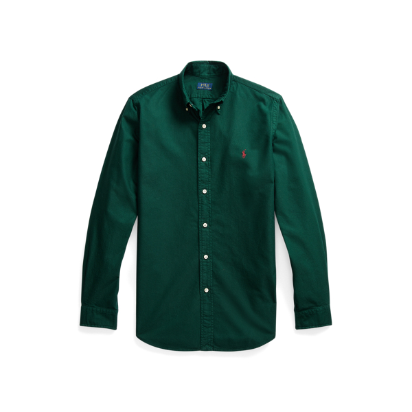 Custom Fit Garment-Dyed Oxford Shirt Polo Ralph Lauren 1