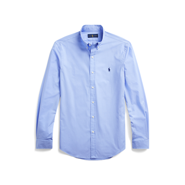 Slim Fit Stretch Poplin Shirt