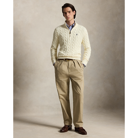 Детские свитеры Ralph Lauren Cable-Knit Cotton Quarter-Zip Sweater