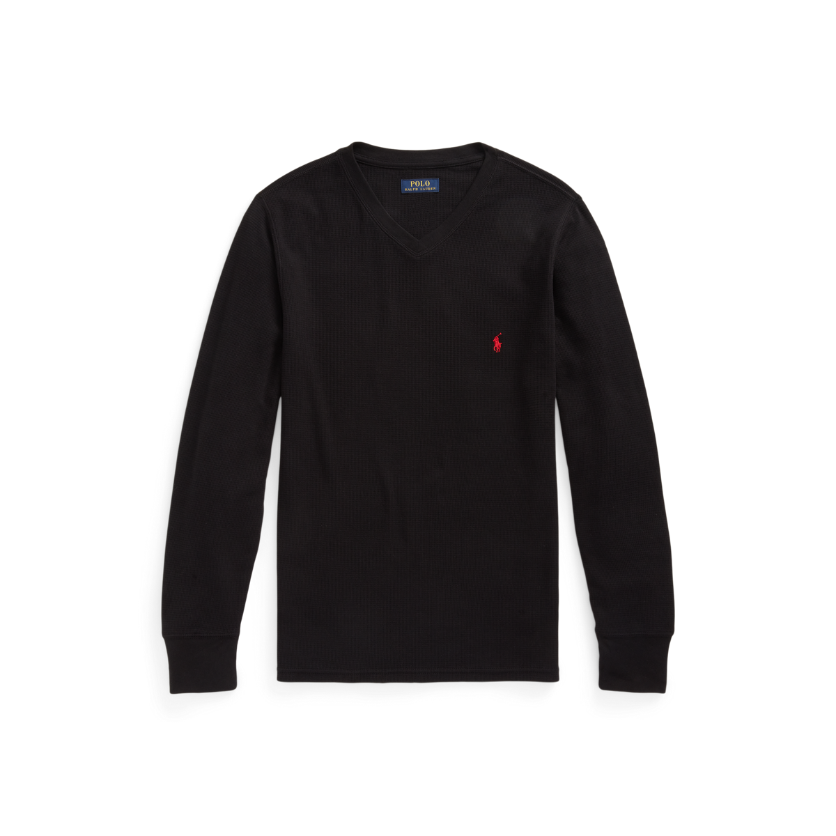 Waffle Knit V Neck Sleep Shirt Ralph Lauren