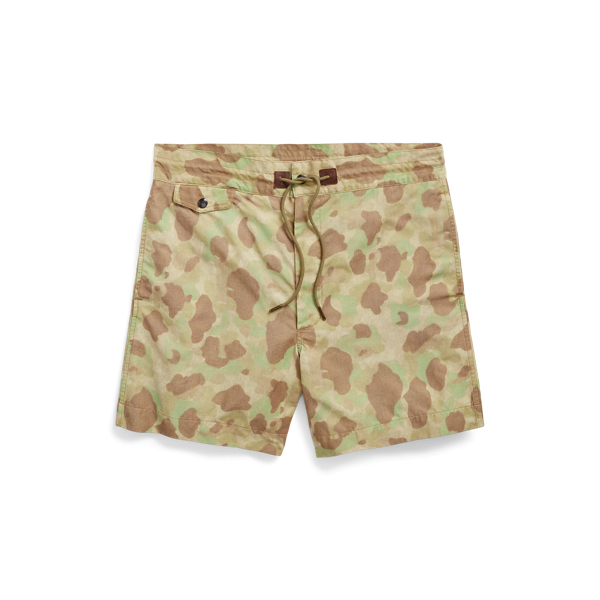 Camo Twill Drawstring Short RRL 1