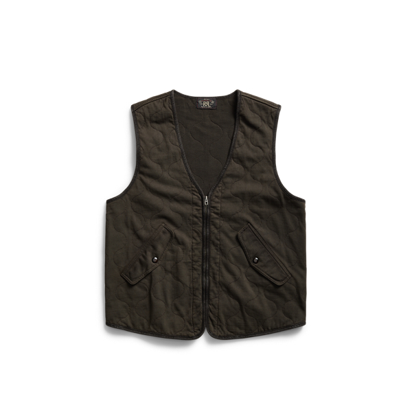 Quilted Jersey Gilet RRL 1