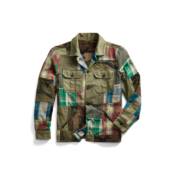 ラルフローレン　Polo Ralph Lauren RRL OVY Limited-Edition Patchwork Overshirt