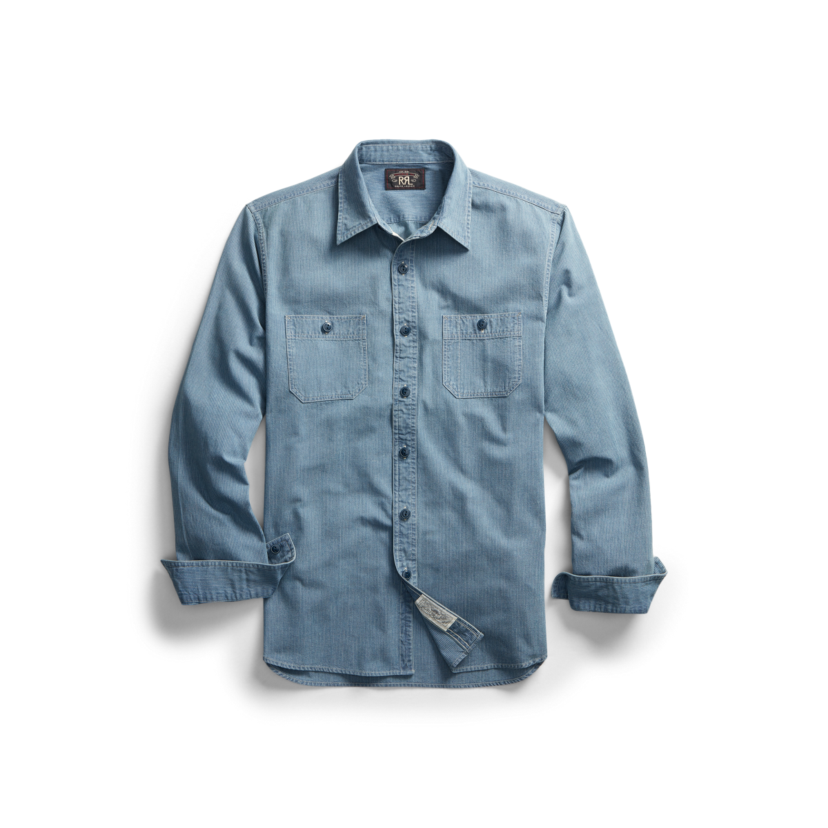 RRL Indigo Striped Workshirt RRL Indigo Striped Workshirt