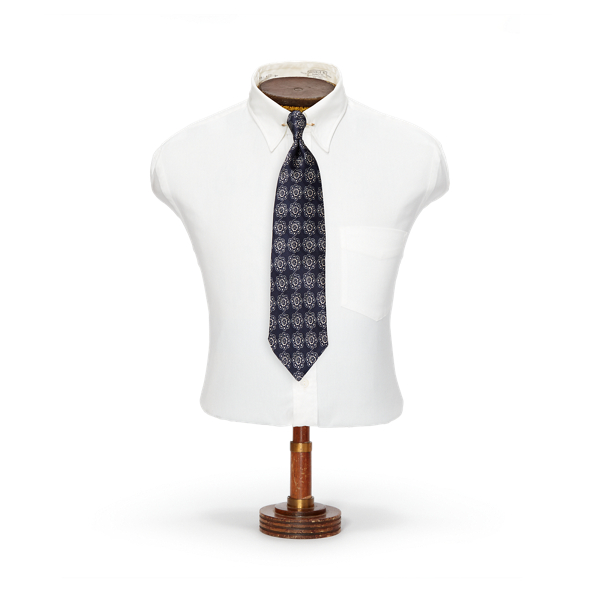 Handmade Floral Silk Jacquard Tie