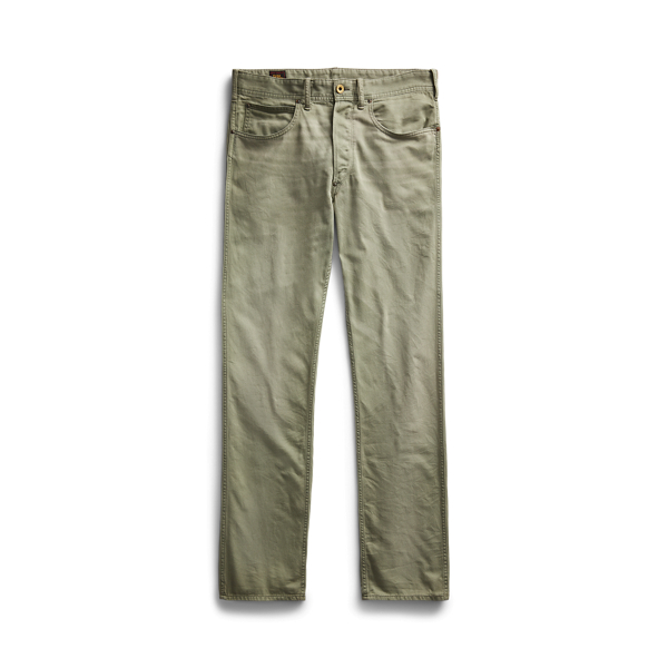 Pantalon droit en satinette RRL en 1