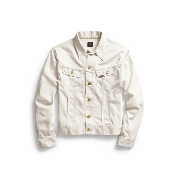 Embroidered Sateen Trucker Jacket RRL 1