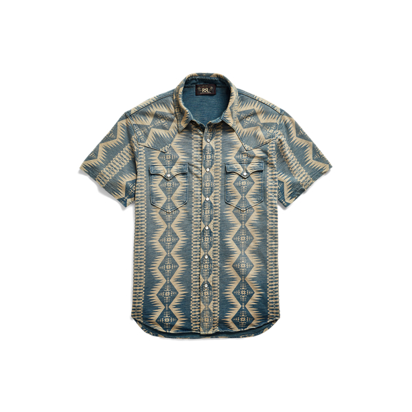 Print Jersey Western Shirt RRL 1
