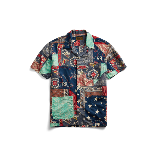 トップス RRL limited edition Twill Camp Shirt RRL Long-Sleeve Cotton Twill Camp Shirt Brick FINAL SALE