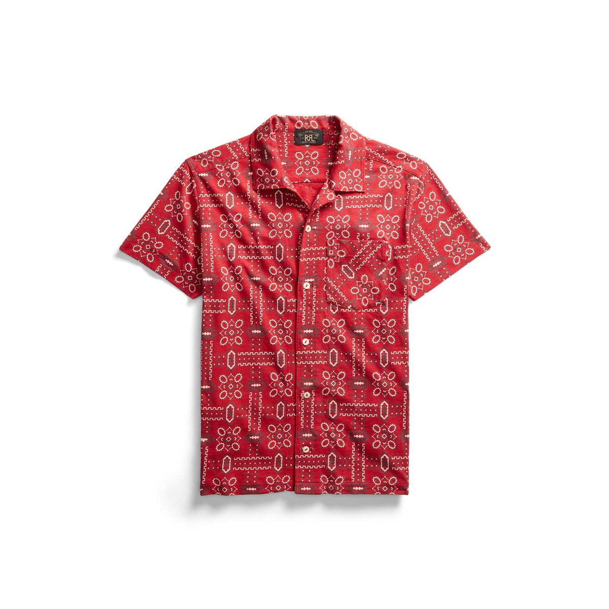 Ralph lauren red bandana shirt on sale