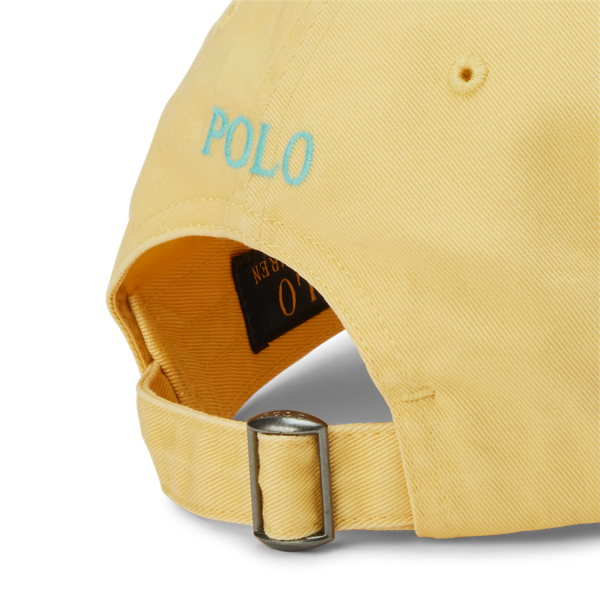 Polo ralph lauren yellow cap hotsell