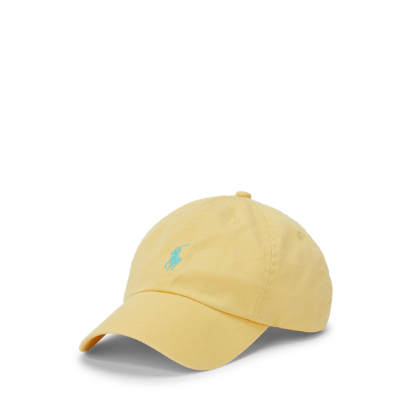 Blue polo hat with yellow horse best sale