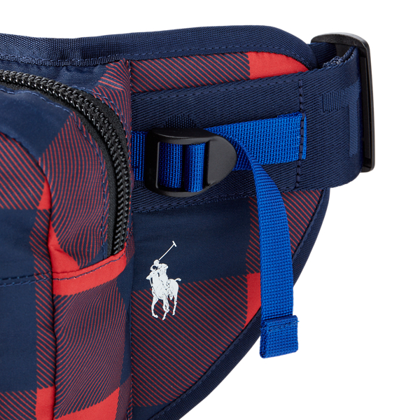 Red Buffalo Plaid/Navy Team USA Buffalo Check Waist Pack Polo Ralph Lauren 6