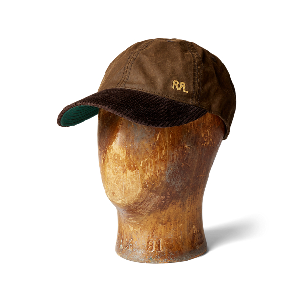 Casquette de baseball en toile cir&eacute;e