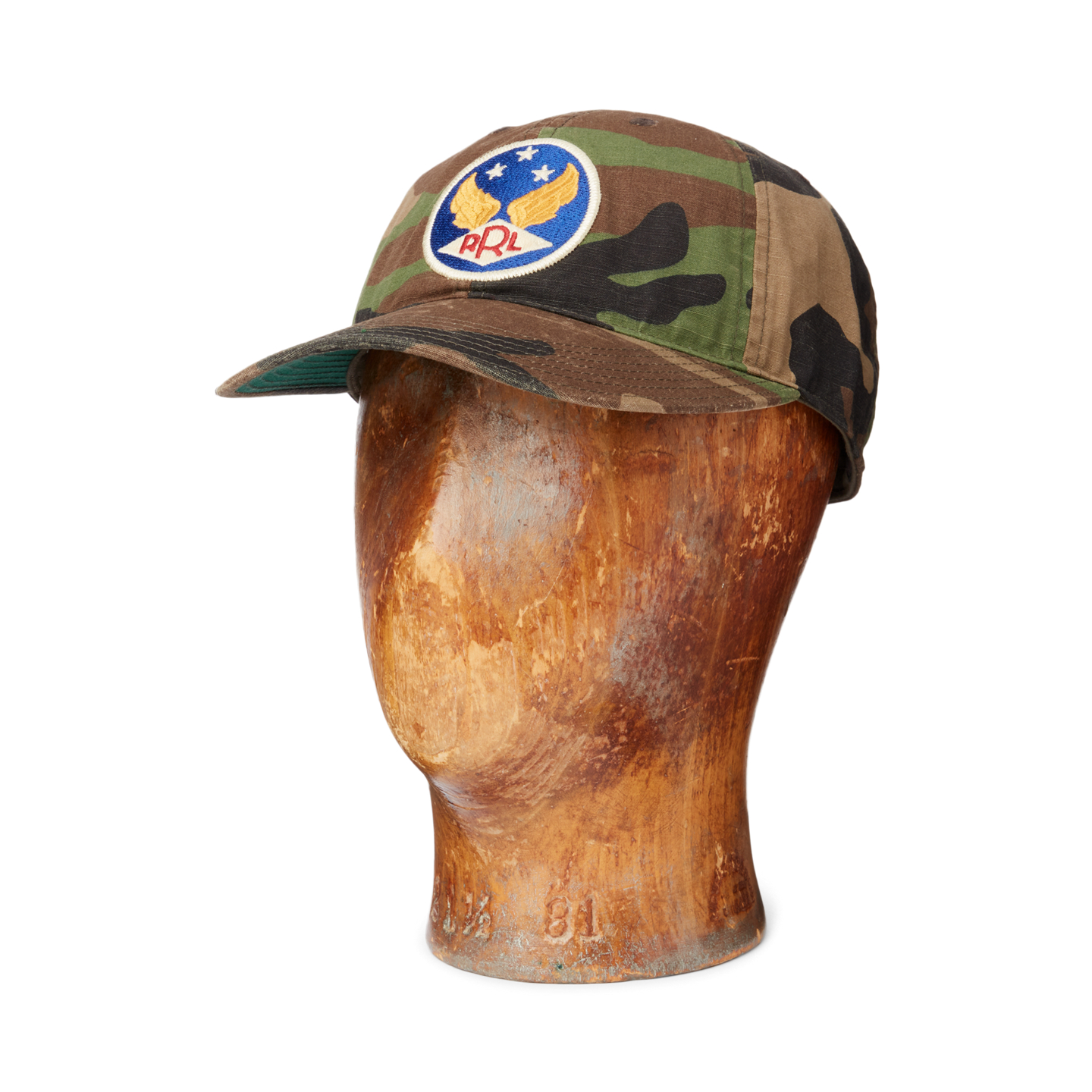 Мужская кепка Ralph Lauren Winged-Logo Camo Ball, цвет: Камуфляжный — фото 3