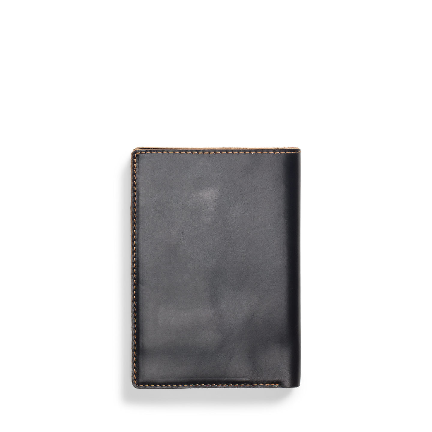 Ralph Lauren Leather Passport Holder, цвет: Чёрный коричневый — фото 1