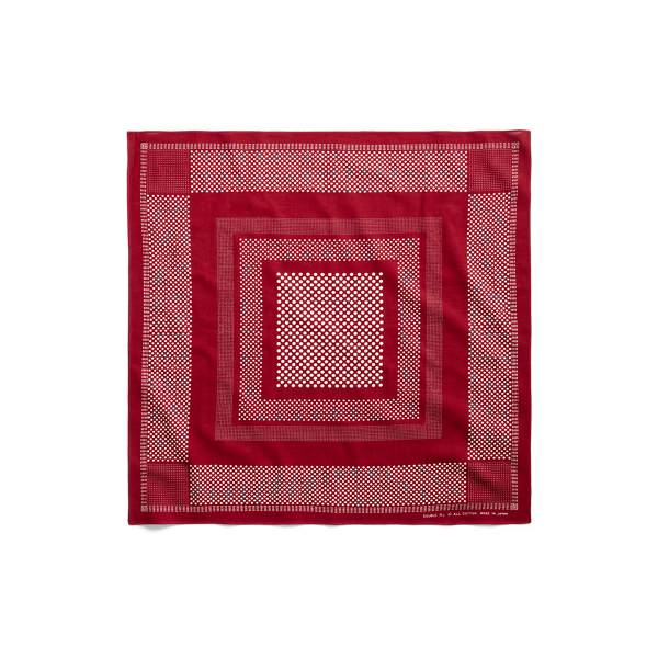 Polka-Dot Cotton Bandanna
