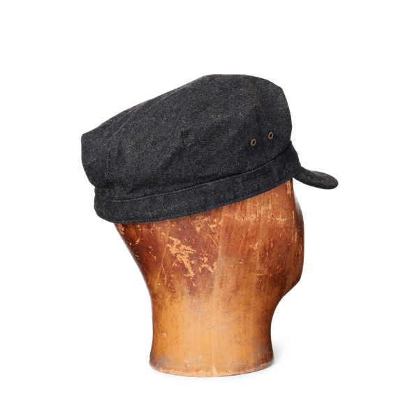Utility-Kappe aus indigoblauem Denim