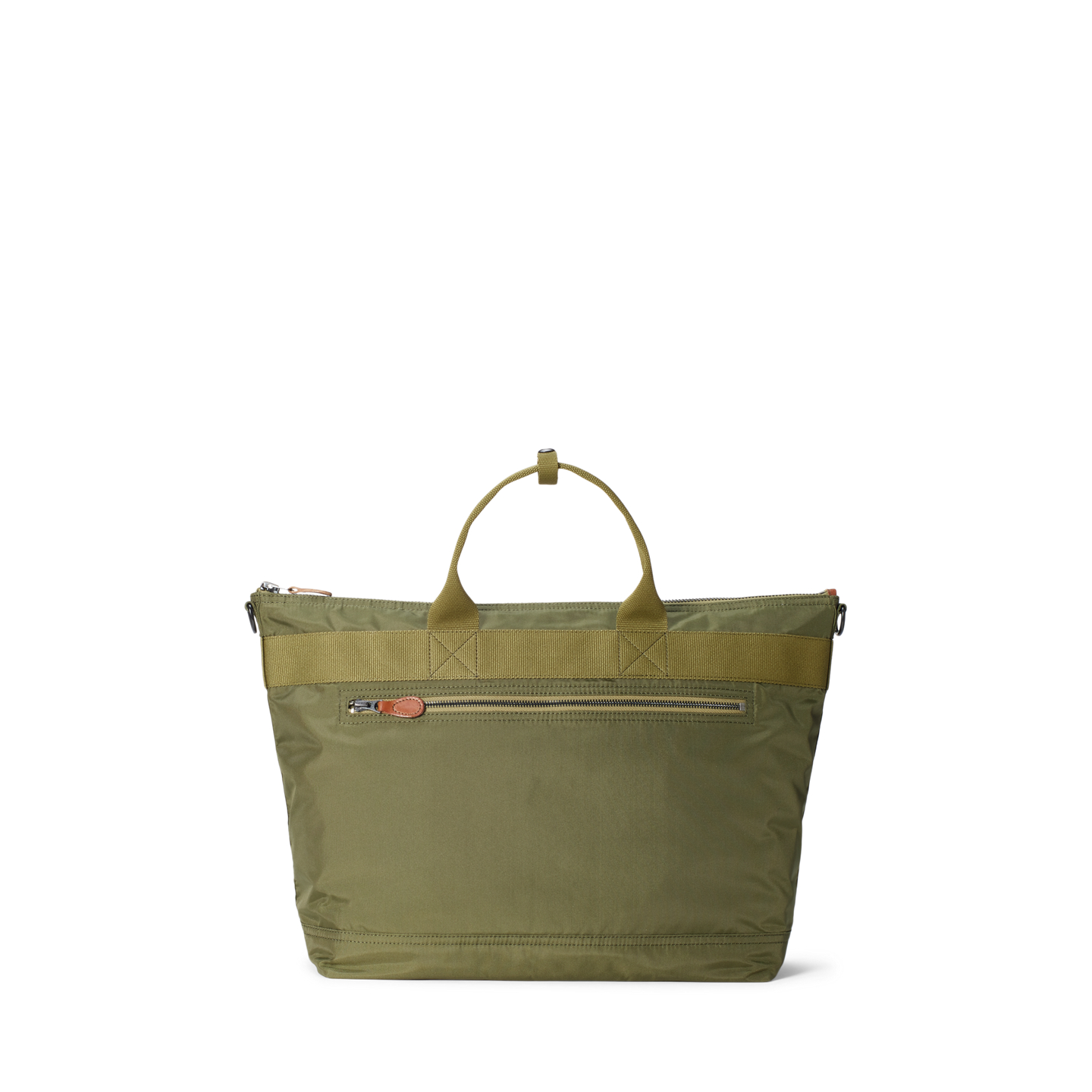 Мужская сумка Ralph Lauren Nylon Utility Messenger, цвет: Оливковый — фото 3