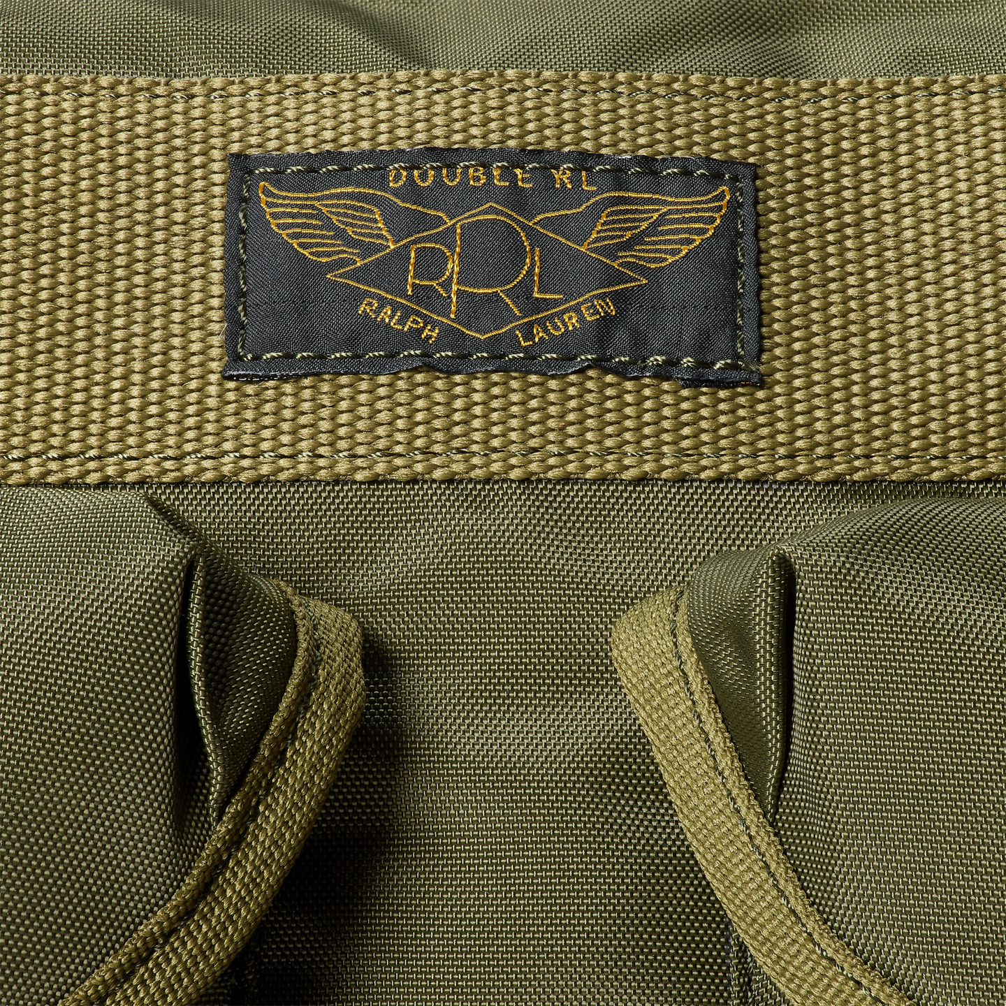 Мужская сумка Ralph Lauren Nylon Utility Messenger, цвет: Оливковый — фото 4