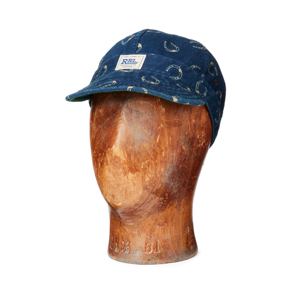 Horseshoe-Print Twill Engineer Cap RRL 1