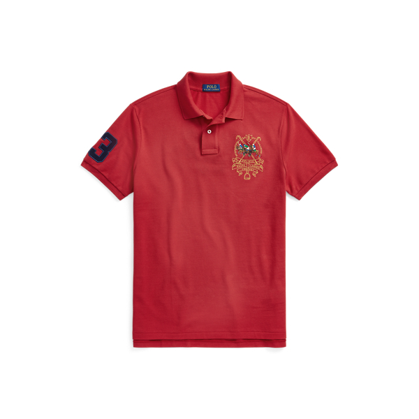 【POLO RALPH LAUREN】CUSTOM SLIM FIT TRIPLE-PONYポロシャツ Custom Slim Fit Triple-Pony Polo Shirt