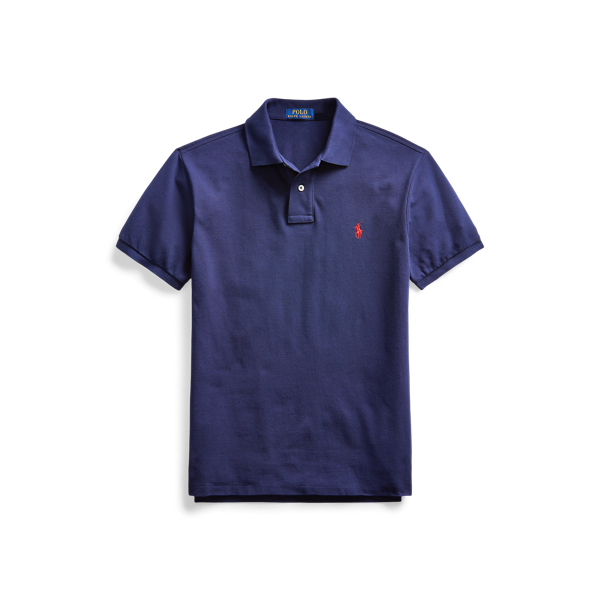 Custom Slim Fit Mesh Polo Shirt Polo Ralph Lauren 1