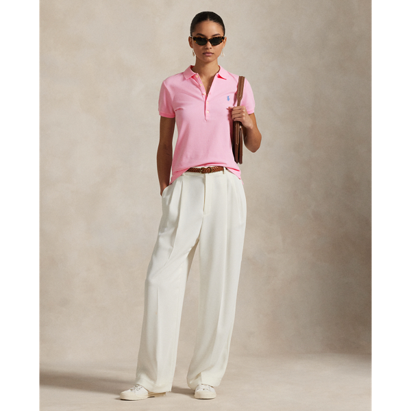 現行　美品　RALPH LAUREN ラルフローレン　スウェット　ピンク　XS スリム フィット ストレッチ ポロシャツ | ラルフ ローレン公式