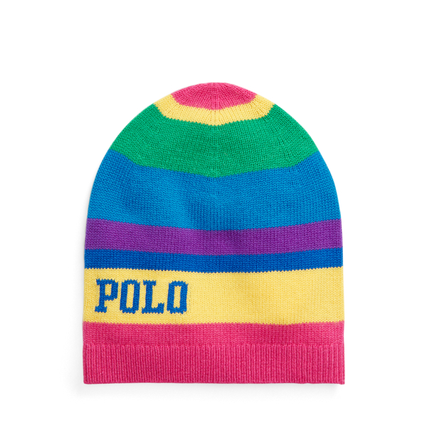 Striped Logo Wool Hat