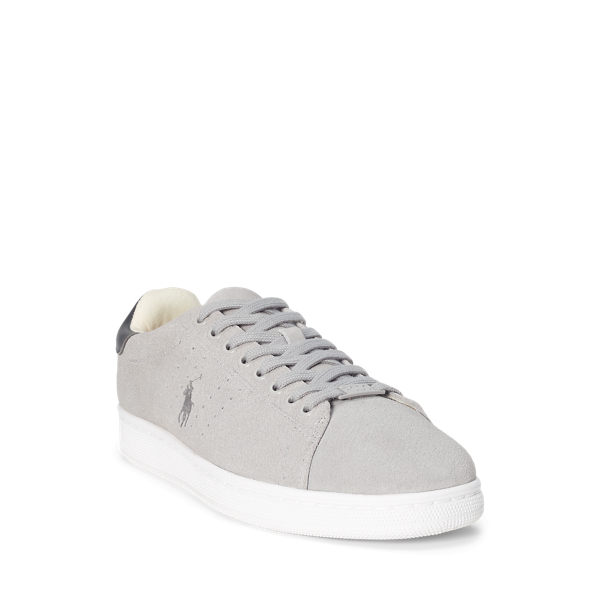 Channel Grey Wilton Suede Trainer Polo Ralph Lauren 2