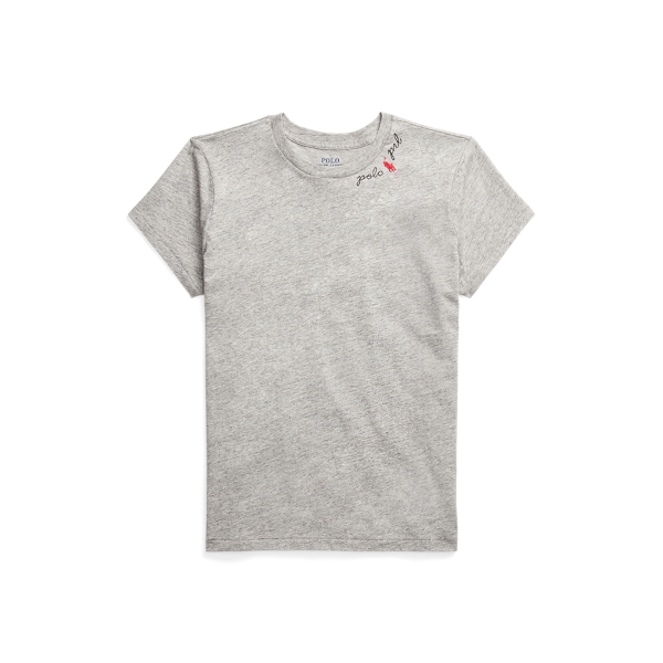 Logo Embroidered Jersey T-Shirt