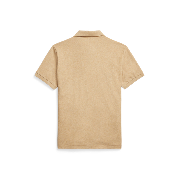 Caf&eacute; Tan Heather Custom Slim Fit Textured Polo Shirt Polo Ralph Lauren 2
