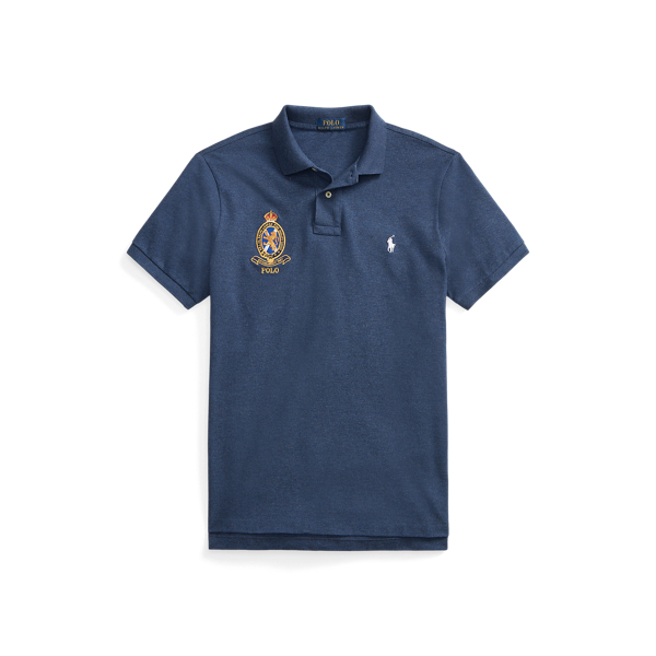 Custom Slim Fit Mesh Polo Shirt