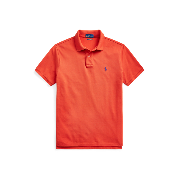 Custom Slim Fit Mesh Polo Shirt Polo Ralph Lauren 1