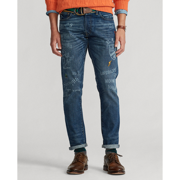 Glenbrook Varick Slim Straight Embroidered Jean Polo Ralph Lauren 4